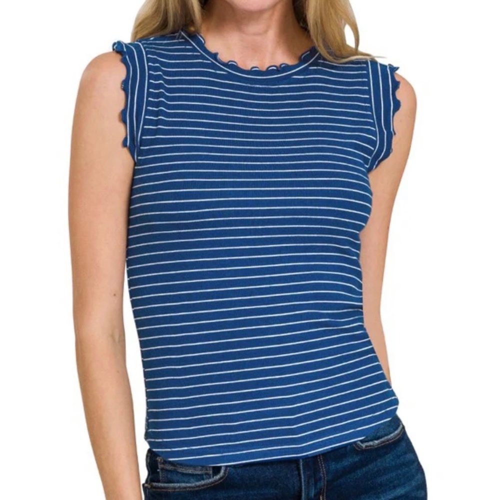 NWOT Striped Tank, Size Small